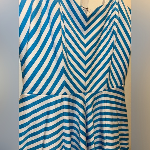 Vixen by Micheline Pitt Dollface Dress Blue and White (M) - Picture 7 of 11